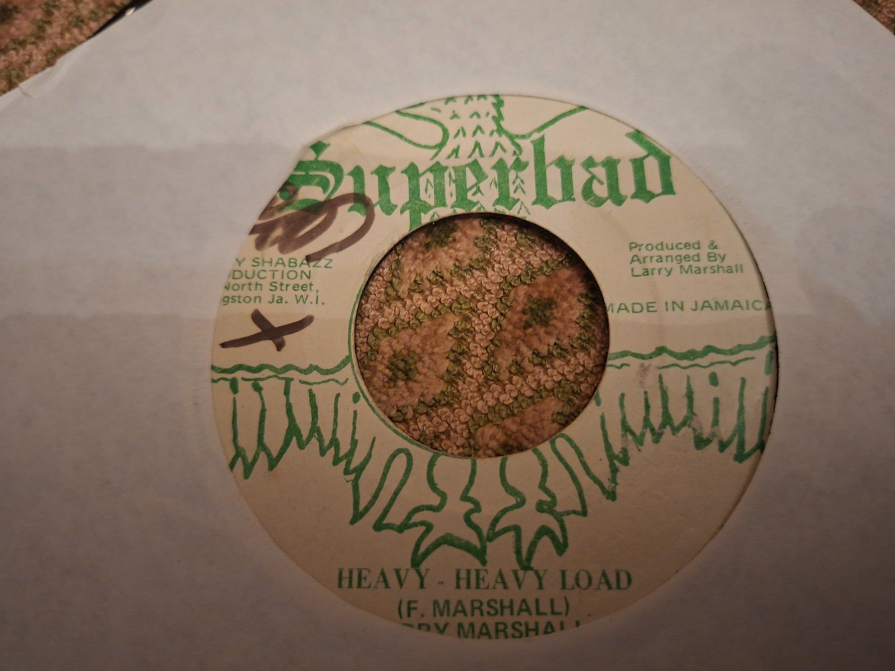 Schallplatten: Reggae 7" - Larry Marshall - Heavy Heavy Load – Gebraucht aus Bernex von Wannabehasbeen01 1