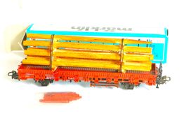 MÄRKLIN N°4694 FLACHRUNGEN GÜTERWAGEN BELADEN HO