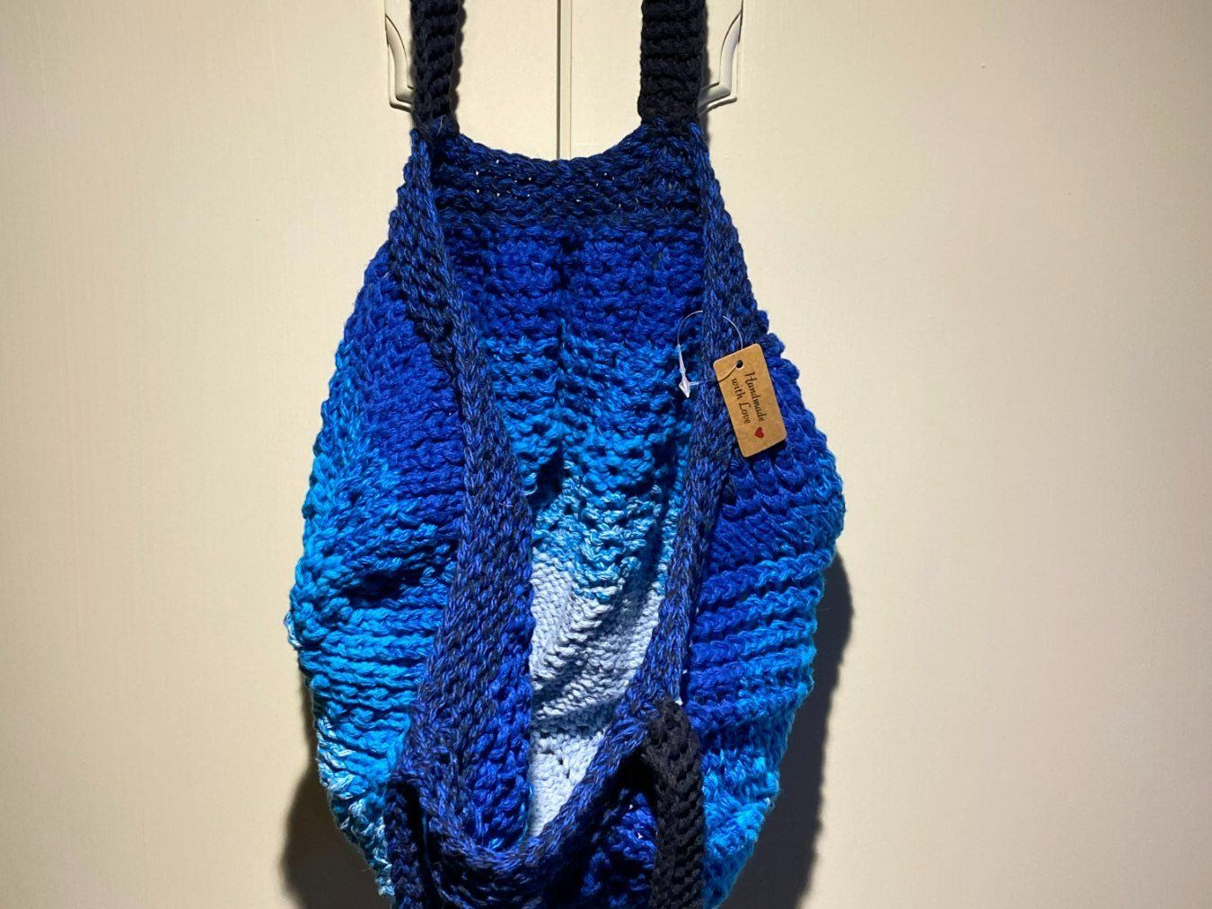 Borse: TASCHE -HANDGESTRICKT,BLAUTÖNE – Nuovo e nell'imballaggio originale da Meienried venduto da ManuelaBoutique 7