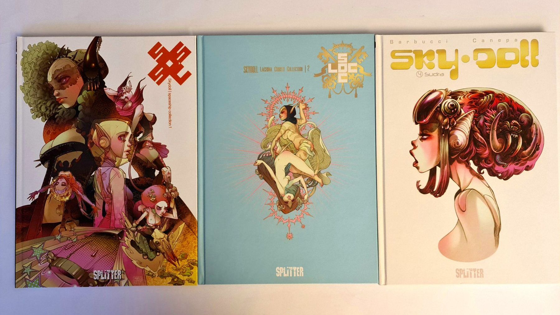 Fumetti: Sky Doll Comic Bände 1,2,4 Splitter Verlag, – Nuovo (secondo la descrizione) da Aesch BL venduto da pri_fp8t