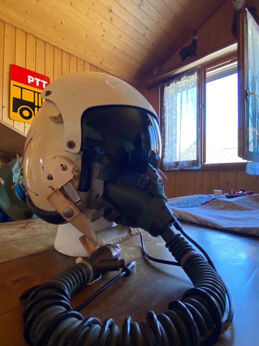Casques & visières: Pilotenhelm Luftwaffe Aviatik – D'occasion à Buochs par snowman07