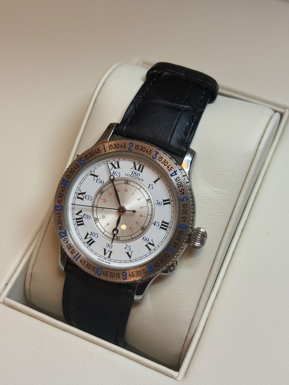 Longines Orologi: Longines Lindbergh Hour Angle – Usato da Zürich venduto da watchdealer-24
