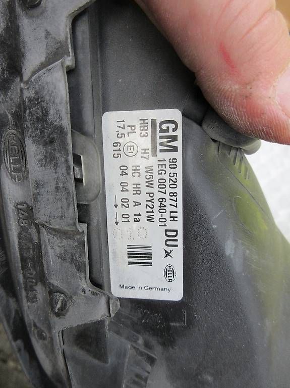 Opel Fari: Phare avant gauche Opel Astra G – Usato da Champagne venduto da nan_2dwz 1