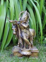 Bronze-Skulptur Krishna - 29 cm