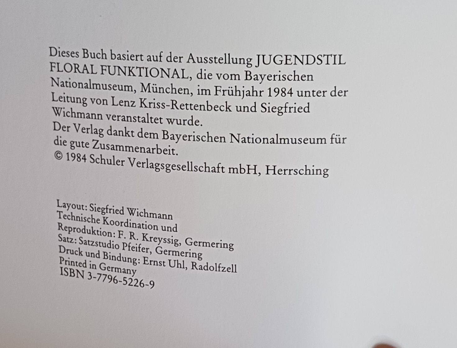 Livres: Jugendstil Floral Funktional – D'occasion à Merenschwand par Brockinell 3