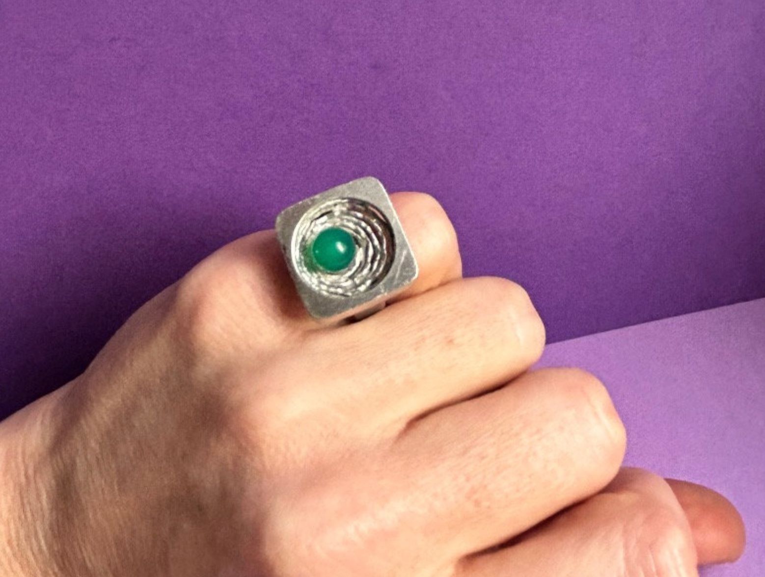 Anelli: Silberring RETRO 60 ies (54) – Usato da Dittingen venduto da Bijoubelle 5