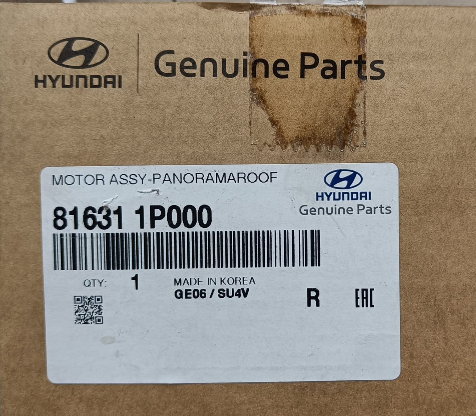 Hyundai Tutti pezzi di ricambio auto: Schiebedachmotor Hyundai iX 20 – Nuovo e nell'imballaggio originale da Sax venduto da Hossli.08