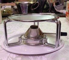 Kisag Rechaud Linda mit Gasbrenner – Nr. 2273 Teller weiss 