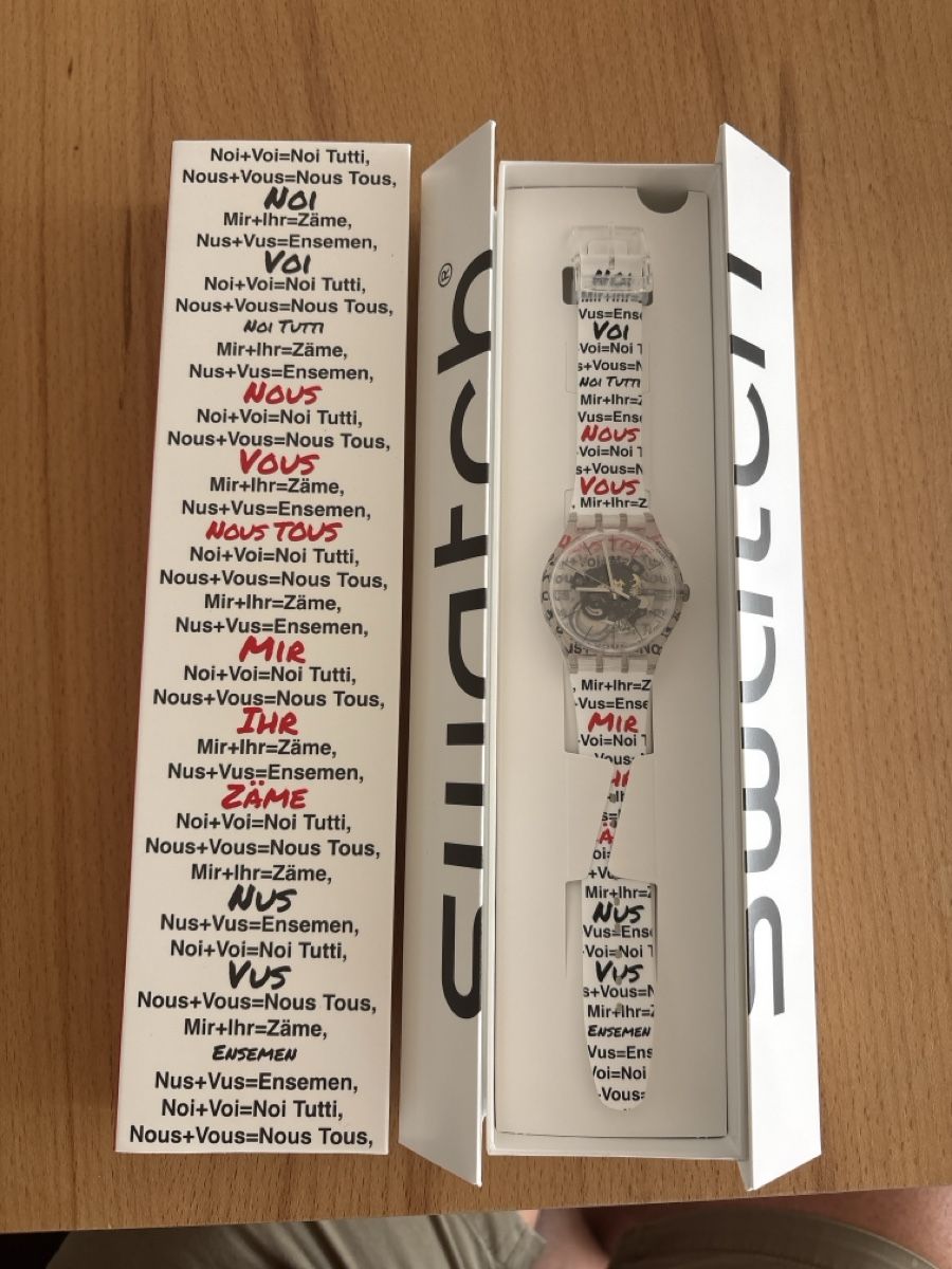 Swatch Uhren: Swatch Aktionärsuhr 2026 – Neu und originalverpackt aus Wilen b. Wollerau von Pebeji 1