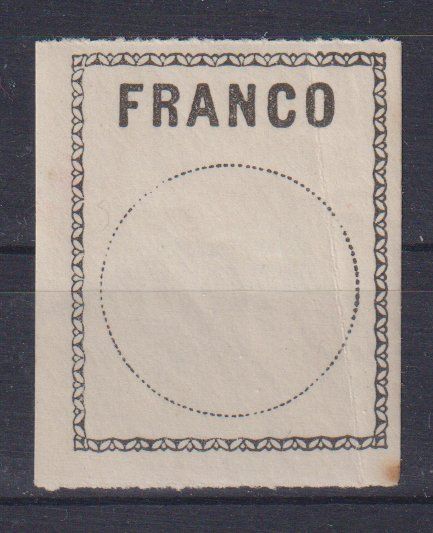 Tutti i francobolli: Francozettel Nr. 1 ** - Bug und Fleck - Kat. 500.-- billigst – Nuovo (secondo la descrizione) da Eschlikon TG venduto da PhilCon