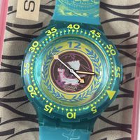 Swatch Scuba 1994 türkis orig, verpackt