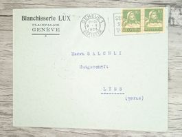 TR20 Enveloppe + Timbre Suisse 1925