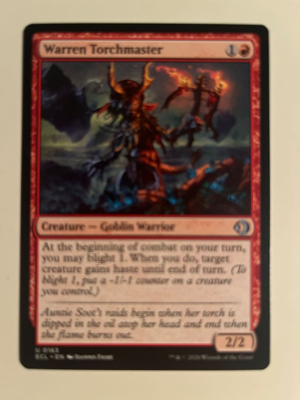 Magic The Gathering Carte collezionabili: 1 x Warren Torchmaster - Magic: The Gathering - MtG – Usato da Kriens venduto da Shadi1980