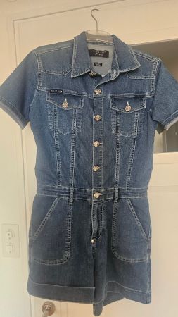 LUXE! Philipp Plein Iconic Jumpsuit combishort jeans stretch