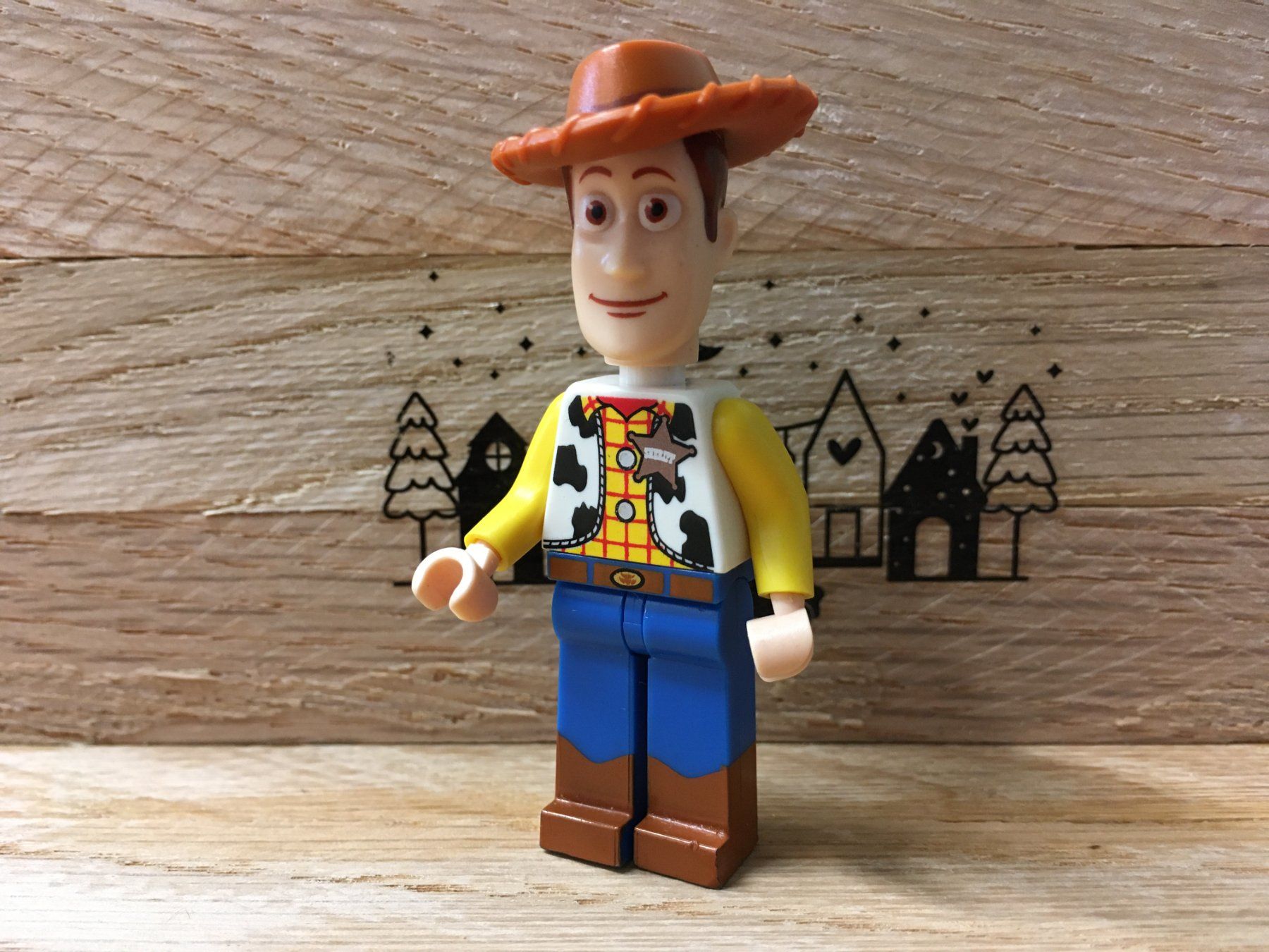 Lego Toy Story Minifigur - toy003 - Woody (7597) (Gebraucht) in St