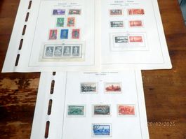 Sammlung Pro Patria, 1938 bis 1965 komplett, gestempelt.
