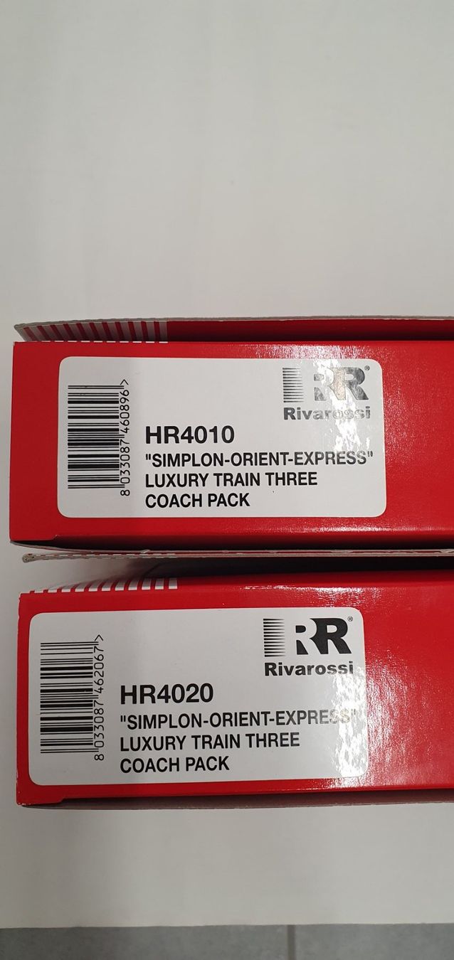 Rivarossi Modellini di ferrovie: Rivarossi HR4010 & HR4020 Sets Simplon Orient Express – Nuovo e nell'imballaggio originale da Würenlos venduto da juruth 8