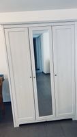 Kleiderschrank 3-türig weiss mit Spiegel gebraucht