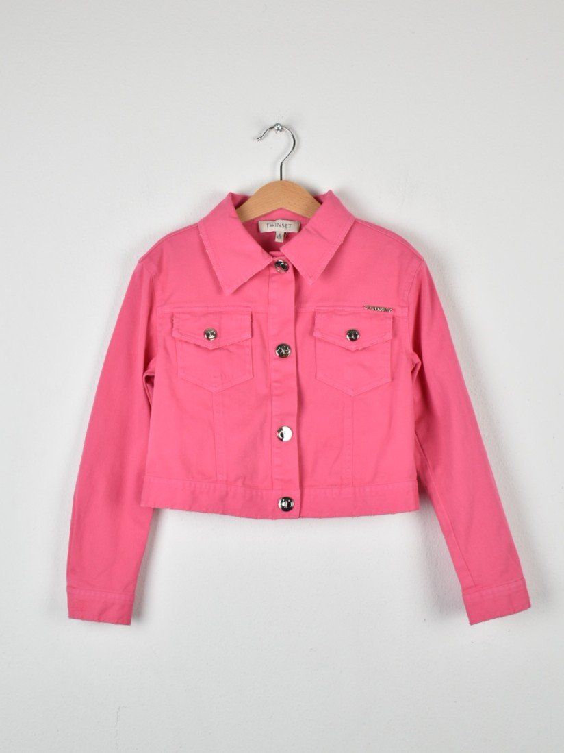 Twinset Giacche & Cappotti: Twinset Jacke, Gr.128, 97% Baumwolle – Usato da Nürensdorf venduto da 2ND_STORY