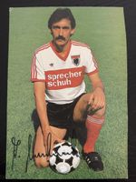 Signierte Karte Herbert Alfred FC Aarau 85/86
