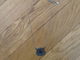 Collier tigre acier inoxydable Agatha