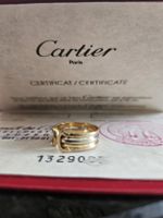 Anello Cartier 3 ori 18k - Certificato incluso. Grande 48