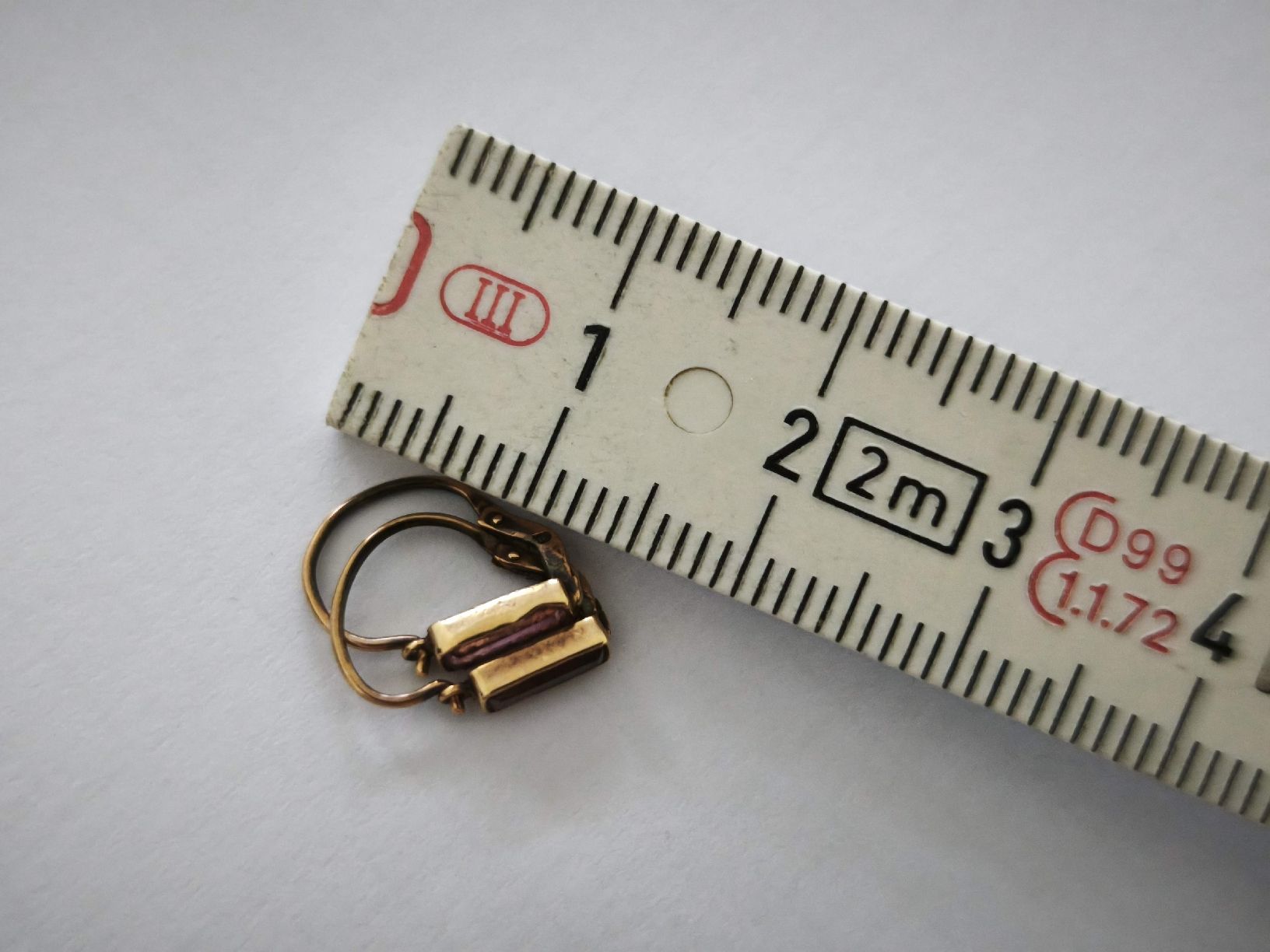 Boucles d'oreille: Antike Rubin Ohrringe Echtgold  – D'occasion à St. Gallen par GIULESGG 5