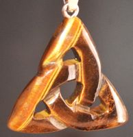 Halskette B-1353 – Tigerauge Knoten