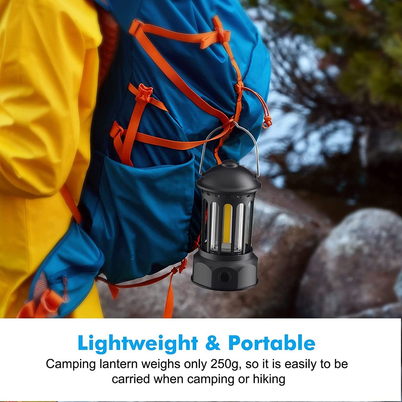 Lampade: LED Campinglampe Tragbar, 2 Stück – Nuovo e nell'imballaggio originale da Nuglar venduto da SaleRitter 4