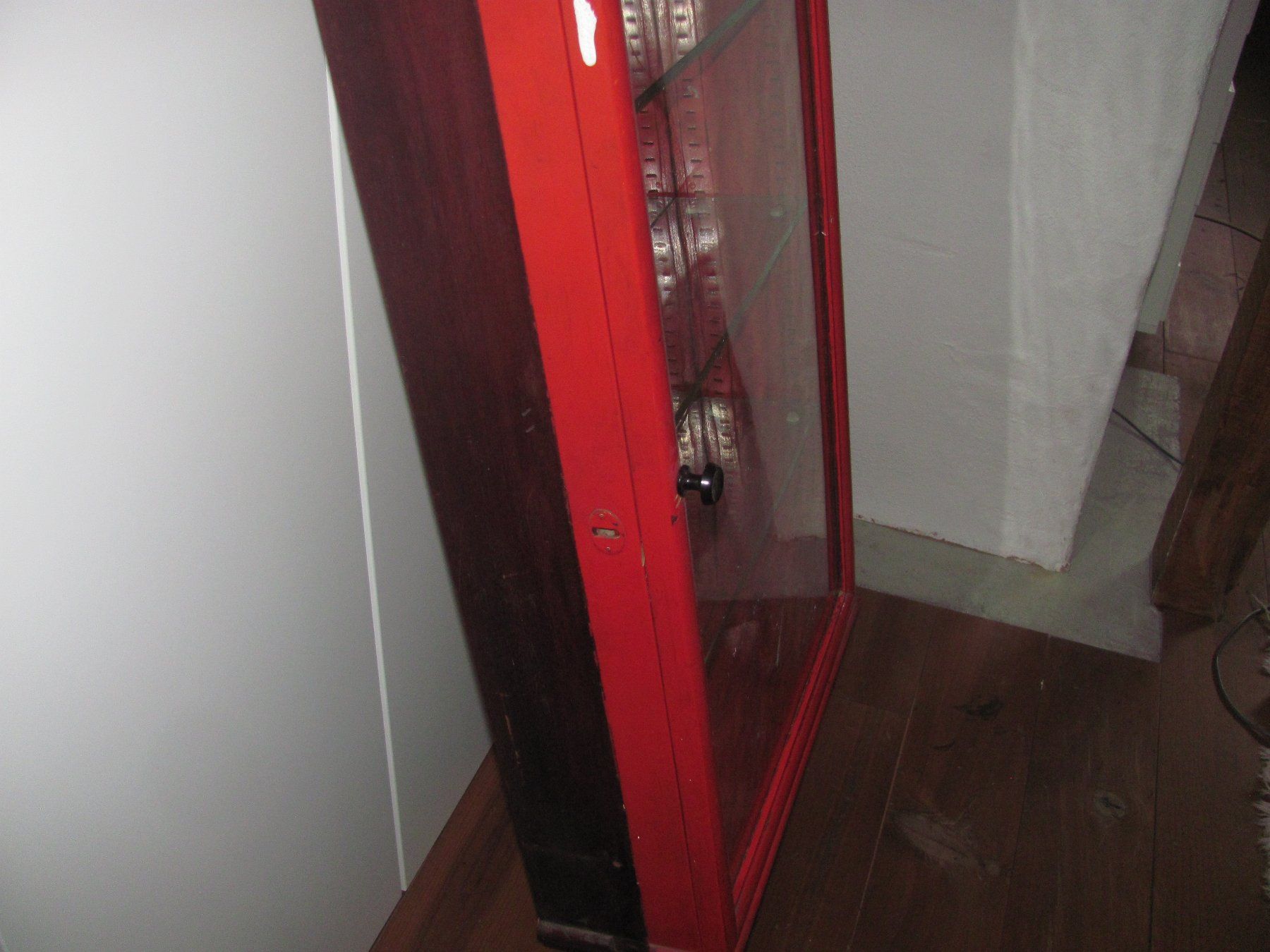 Vetrine: Vitrine Coiffeur-Vitrine Wandvitrine uralt ANTIK – Usato da Malters venduto da monarkli 3