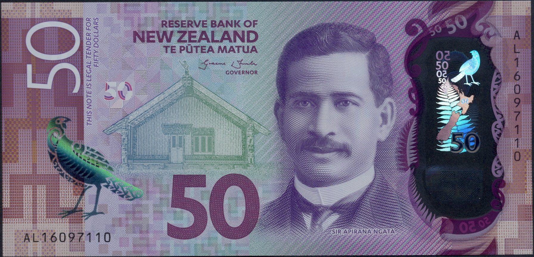 Banconote: Neuseeland 50 Dollar 2016 UNC – Nuovo (secondo la descrizione) da Schliern b. Köniz venduto da pizzitaxi