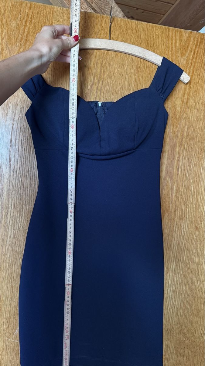 Vestiti: Elegantes dunkelblaues Kleid, Grösse S – Usato da Wünnewil venduto da jani.ch 4