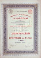 SA d'Assurances et de Reassurance La Gardienne - 1899