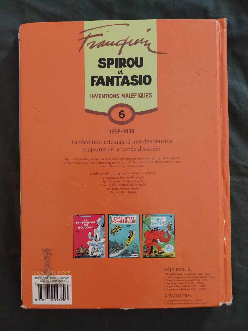 Fumetti: Spirou et Fantasio Intégrale T.6 EO 2008 BE+ – Usato da Genève venduto da Blu_BD 1