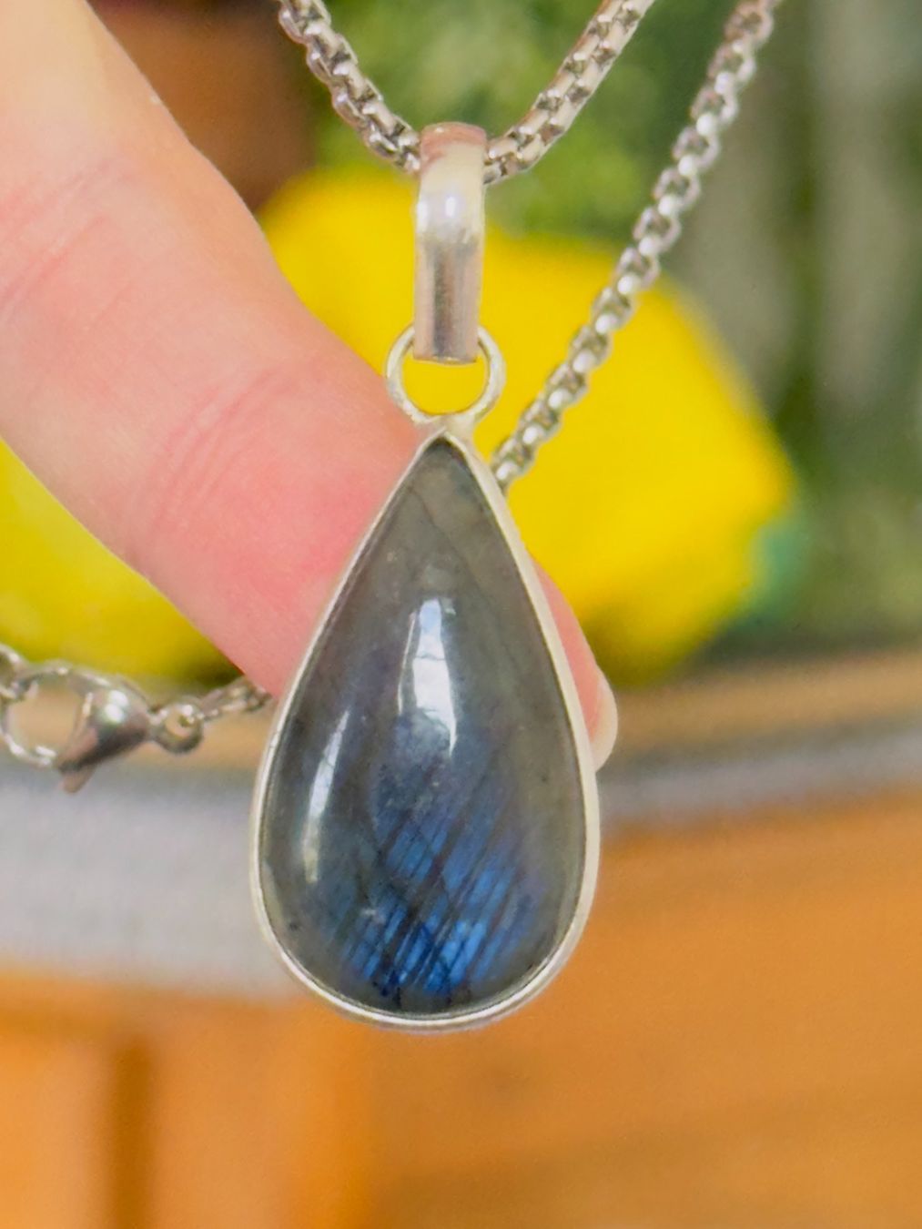 Catenine: Labradorite Gemstone Handmade Jewelry necklace – Nuovo e nell'imballaggio originale da Genève venduto da AGBERG 2