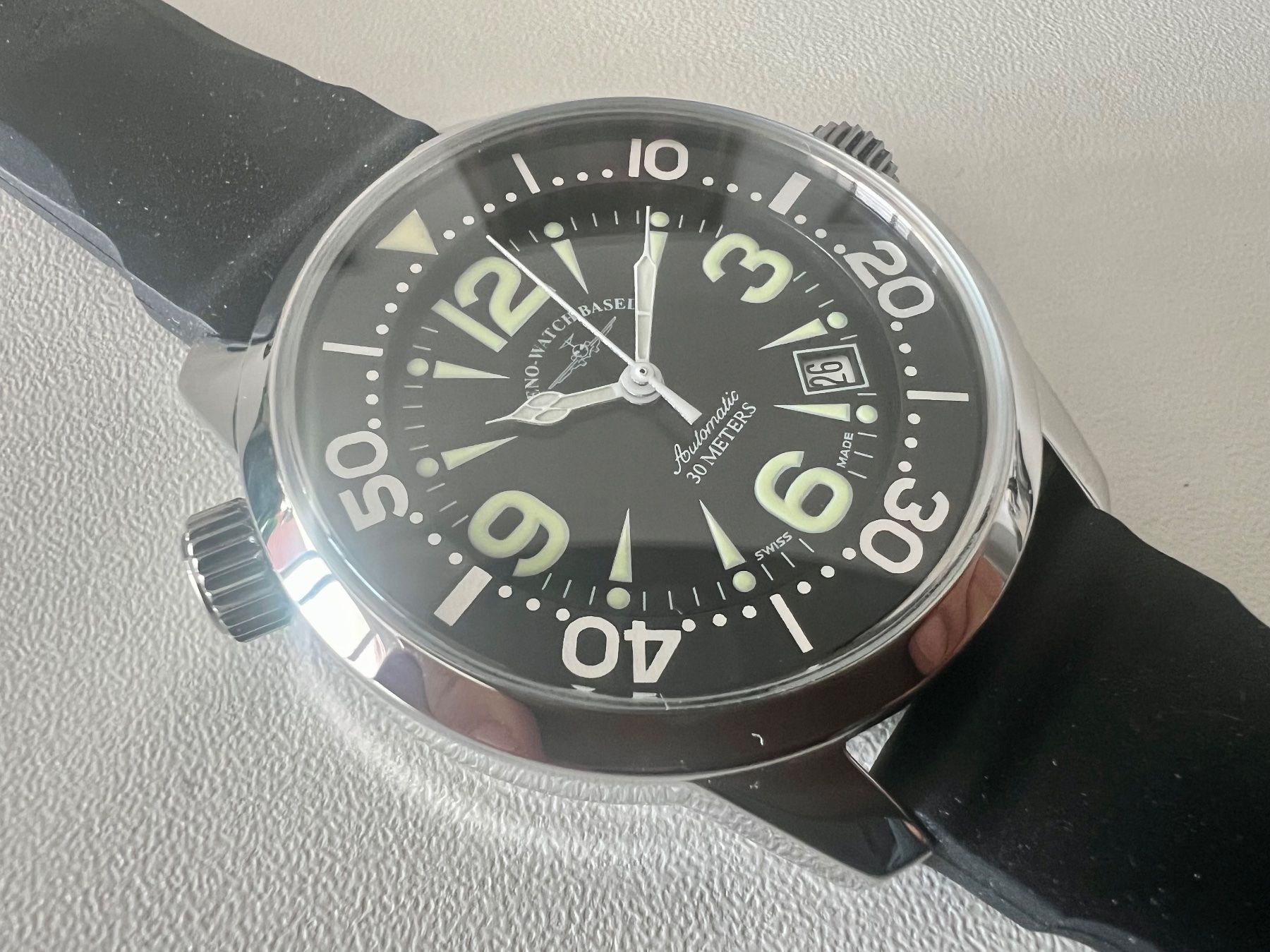 Zeno Orologi: ZENO Fellow Automatic, with inner rotating bezel, SRP 800.- – Nuovo e nell'imballaggio originale da Le Mont-sur-Lausanne venduto da LycaGallery 2
