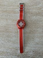 PICONO Armbanduhr Rot/Weiss (Schweizer Kreuz) – Ungetestet