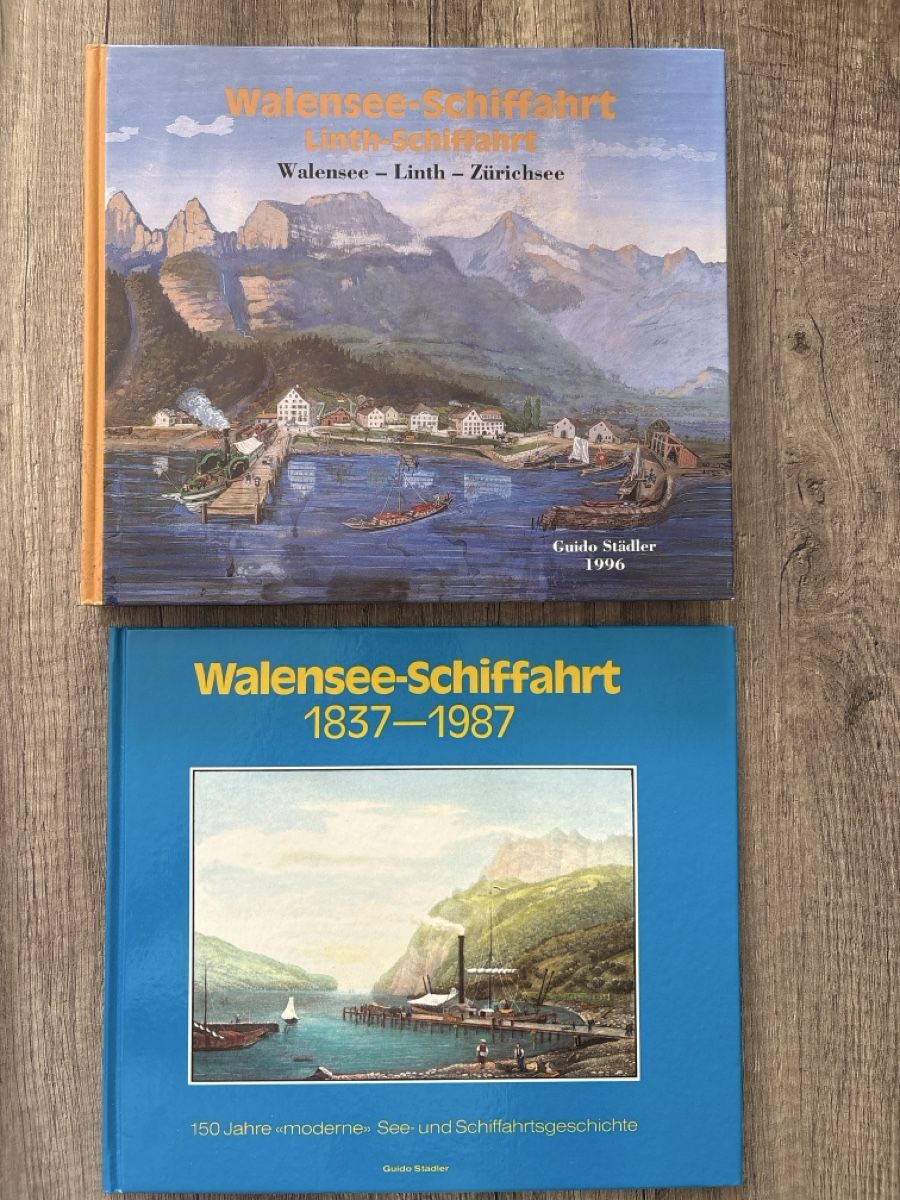 Libri: Walensee-Schiffahrt Bücher: 150 Jahre Geschichte & Linth – Nuovo (secondo la descrizione) da Schaffhausen venduto da Reporter