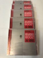 TDK High capacity recordable 800MB 90 Min.; 5 Stück