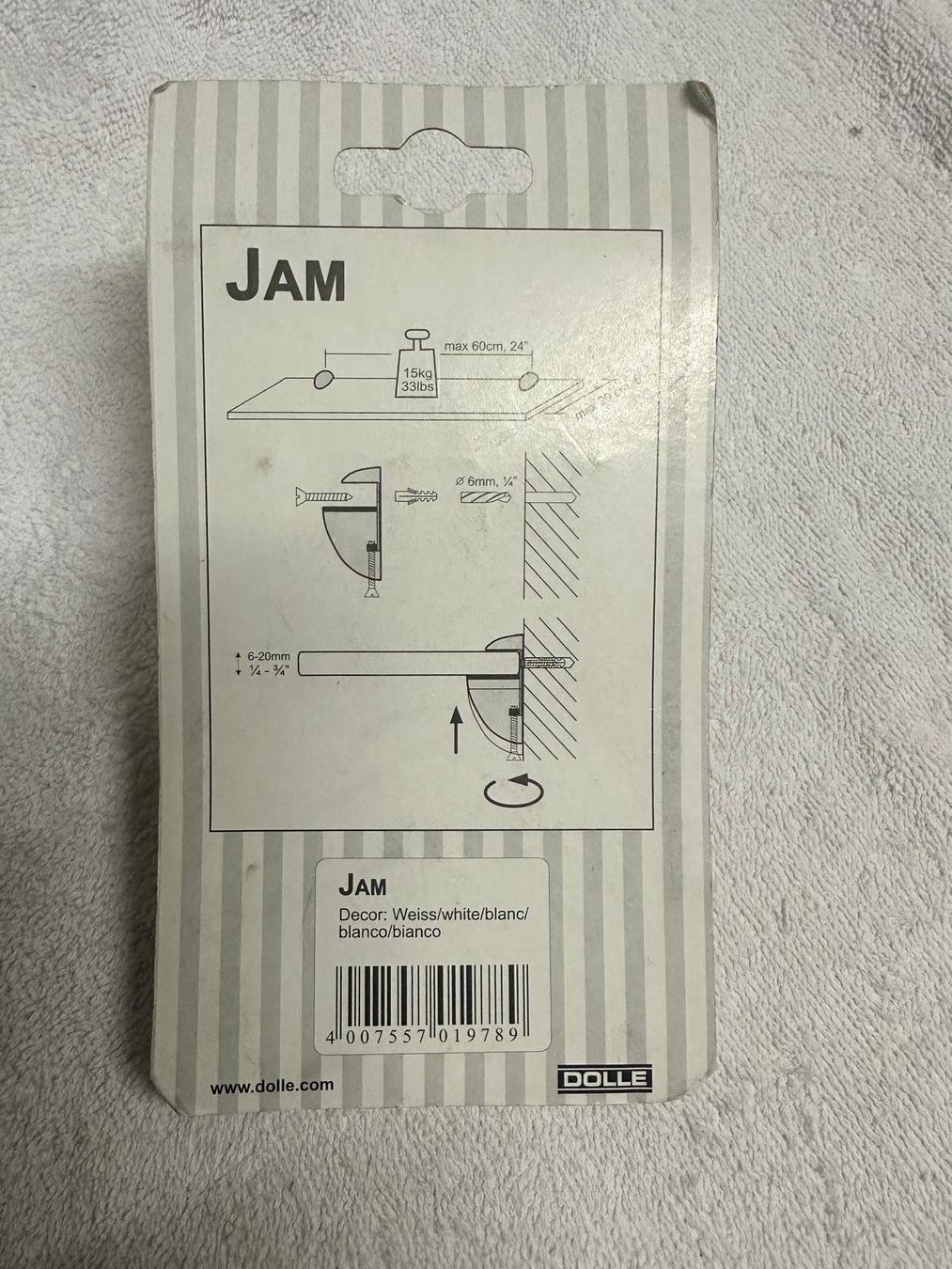Micasa Scaffali: Dolle Wandregalhalter-Set Jam – Nuovo e nell'imballaggio originale da Thörishaus venduto da zimtfein 1