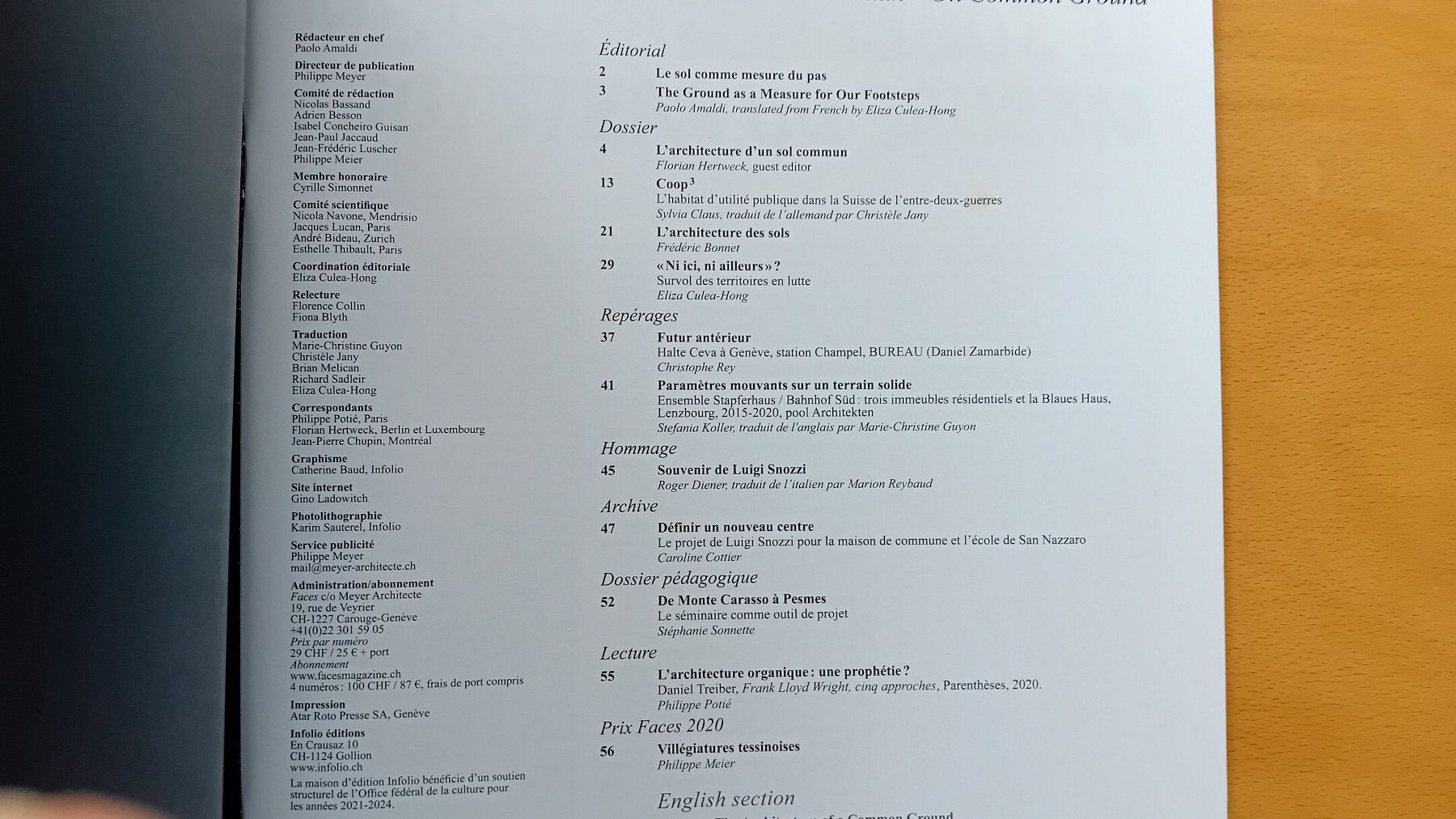 Zeitschriften & Magazine: Faces - Journal d’architecture nr. 79, été 2021 – Gebraucht aus Fribourg von Werkt 1