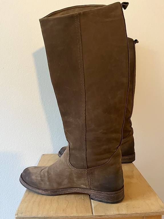 Chaussures femmes: Braune Lederstiefel – D'occasion à Bern par nal_5x9x 1