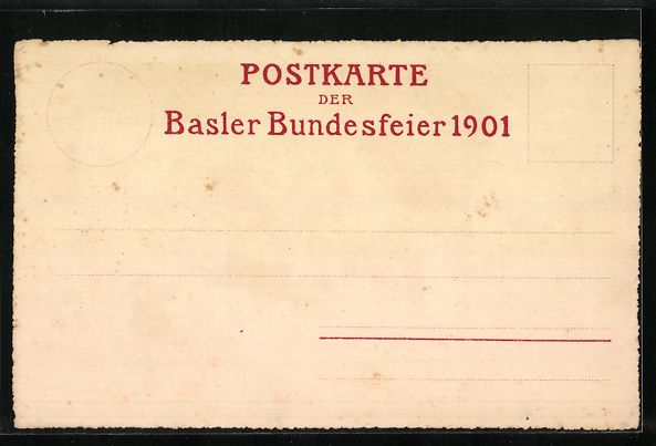 Cartoline postali: Litho Basel, Basler Festspiel, 13-15 Jul – Usato da Berlin venduto da bartko-reher 1