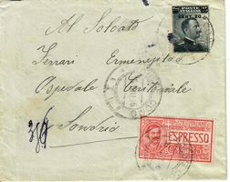 Brief, Italien  1916