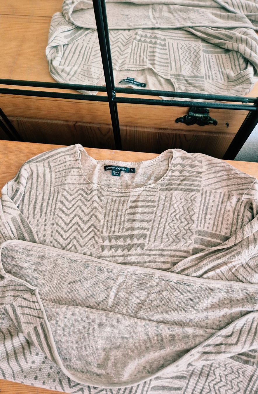 Gudrun Sjöden Pullover & Sweatshirts: GUDRUN SJÖDEN S M 36 38 PULLOVER PULLI LEINEN LINEN TOP – Gebraucht aus Elsau von the-colorful-side 1