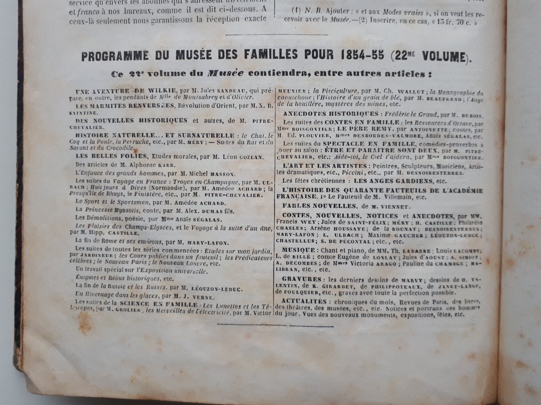Libri: Musée des Familles – Lectures du Soir – Usato da Lausanne venduto da LasloH 4