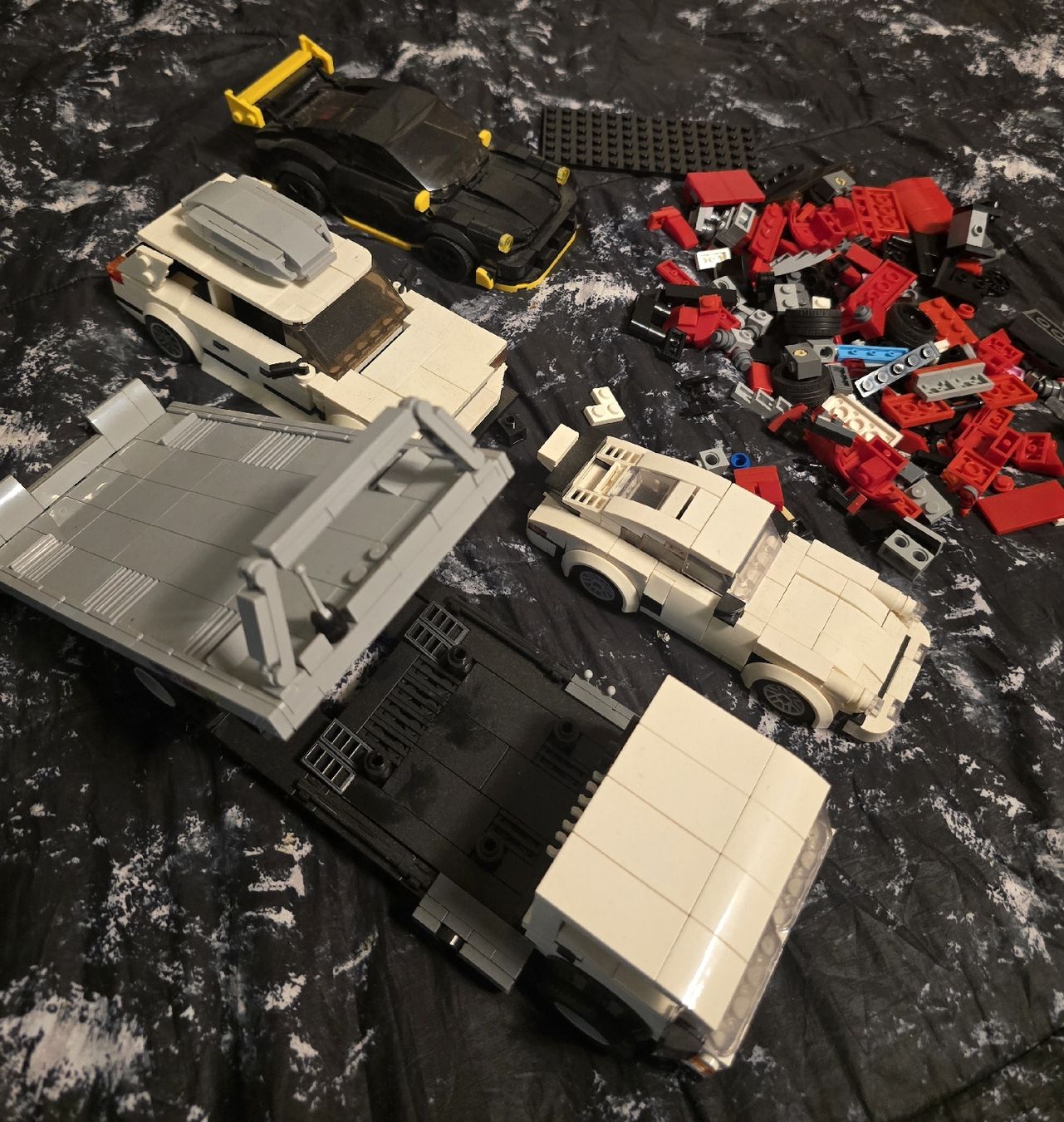 Kit di costruzioni: Klemmbaustein Autos + div. Teile – Usato da Wangs venduto da Restposten.Garage 1