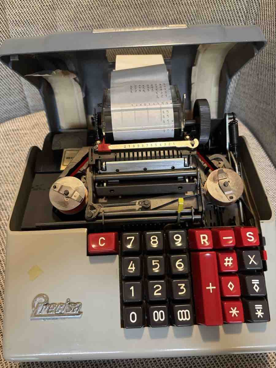 Tutte le macchine: Machine Precisa Model 164-12 Adding Machine Acceptable – Usato da Zürich venduto da fra_f66n 5