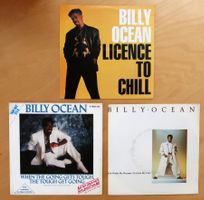 BILLY OCEAN - 3 VINYL SINGLES (VG bis NM)