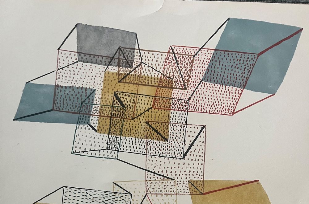 Lithographie Paul Klee – Signée Et Numérotée Main – Avec COA – œuvre Originale Josef Albers